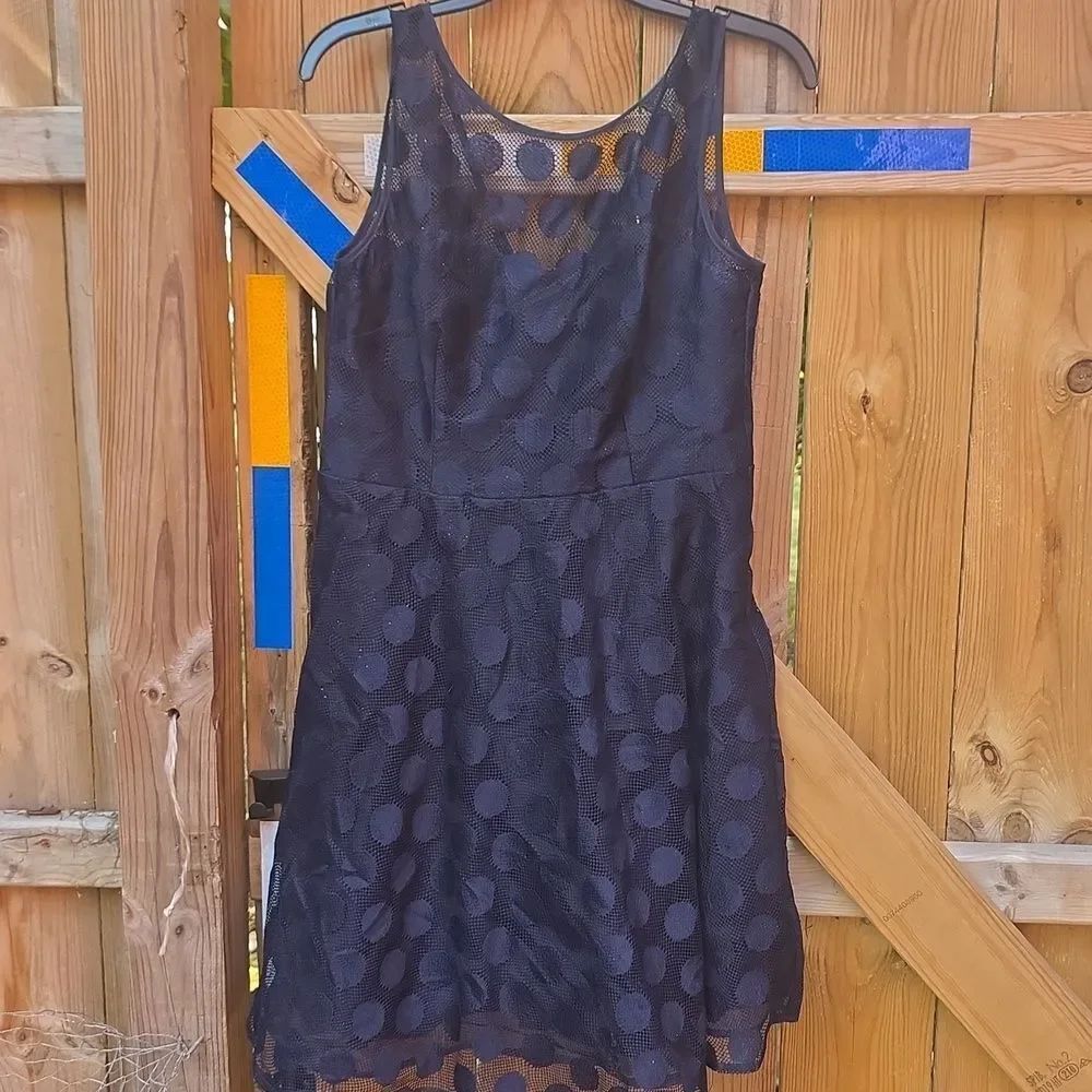 Navy Blue Sleeveless Dress